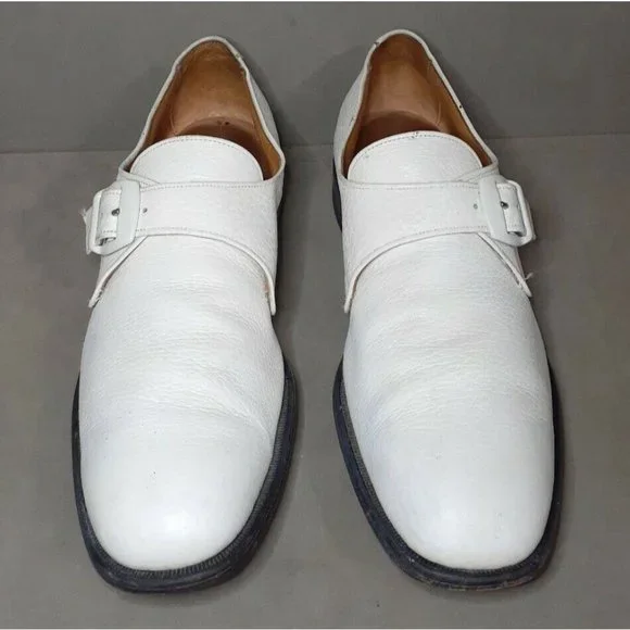 Allen Edmonds Ostendo Shoes Miami Size 12 AA White Cushion Heel USA